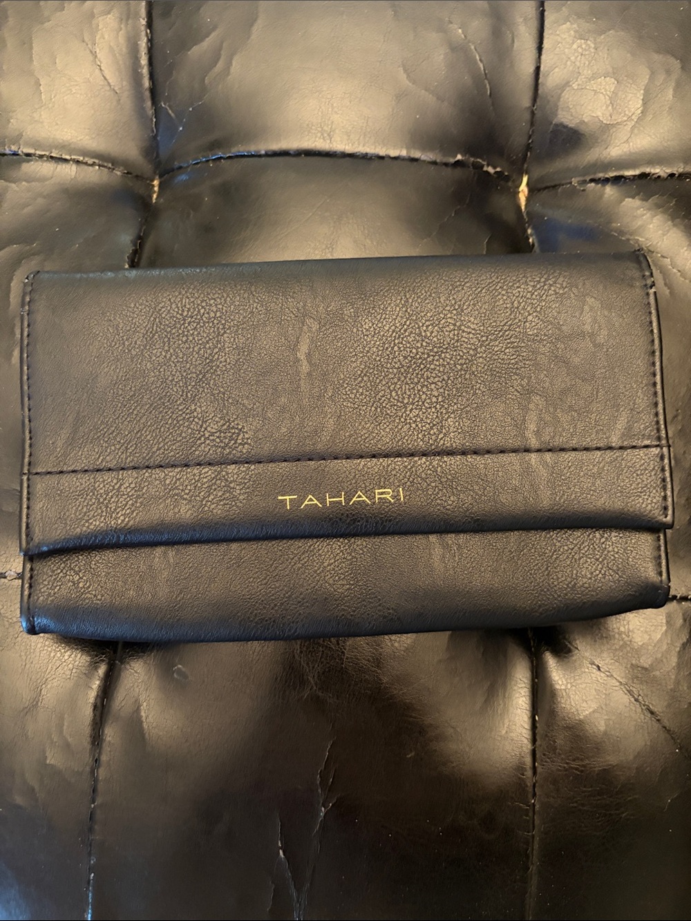 Tahari Black Wallet Clutch